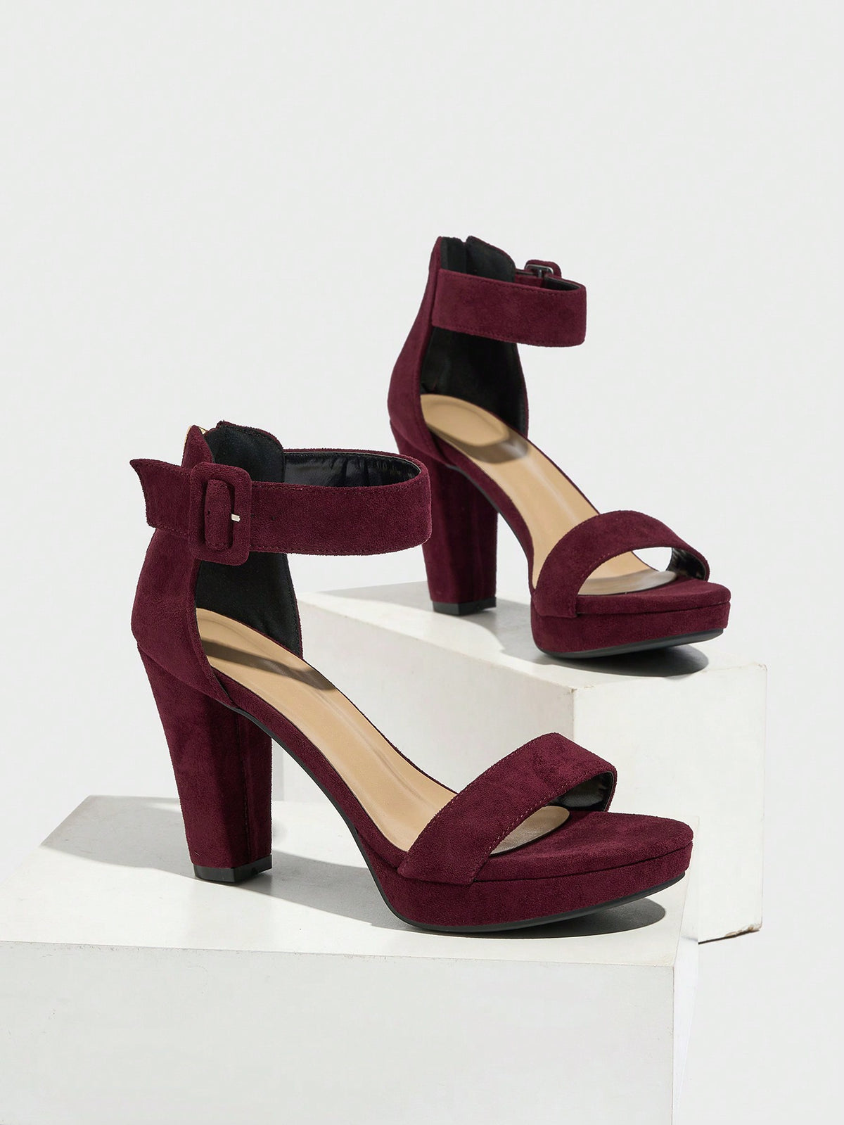 Brown & Black High Heel