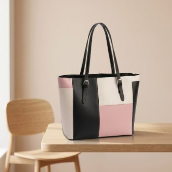 glameze-pink-pu-leather-university-handbag-side